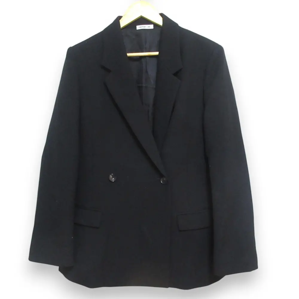 23SS EVERYDAY I LIKE. Deuxieme Classe エブリデイアイライク ドゥーズィエムクラス Wcross ウール テーラードジャケット ブラック