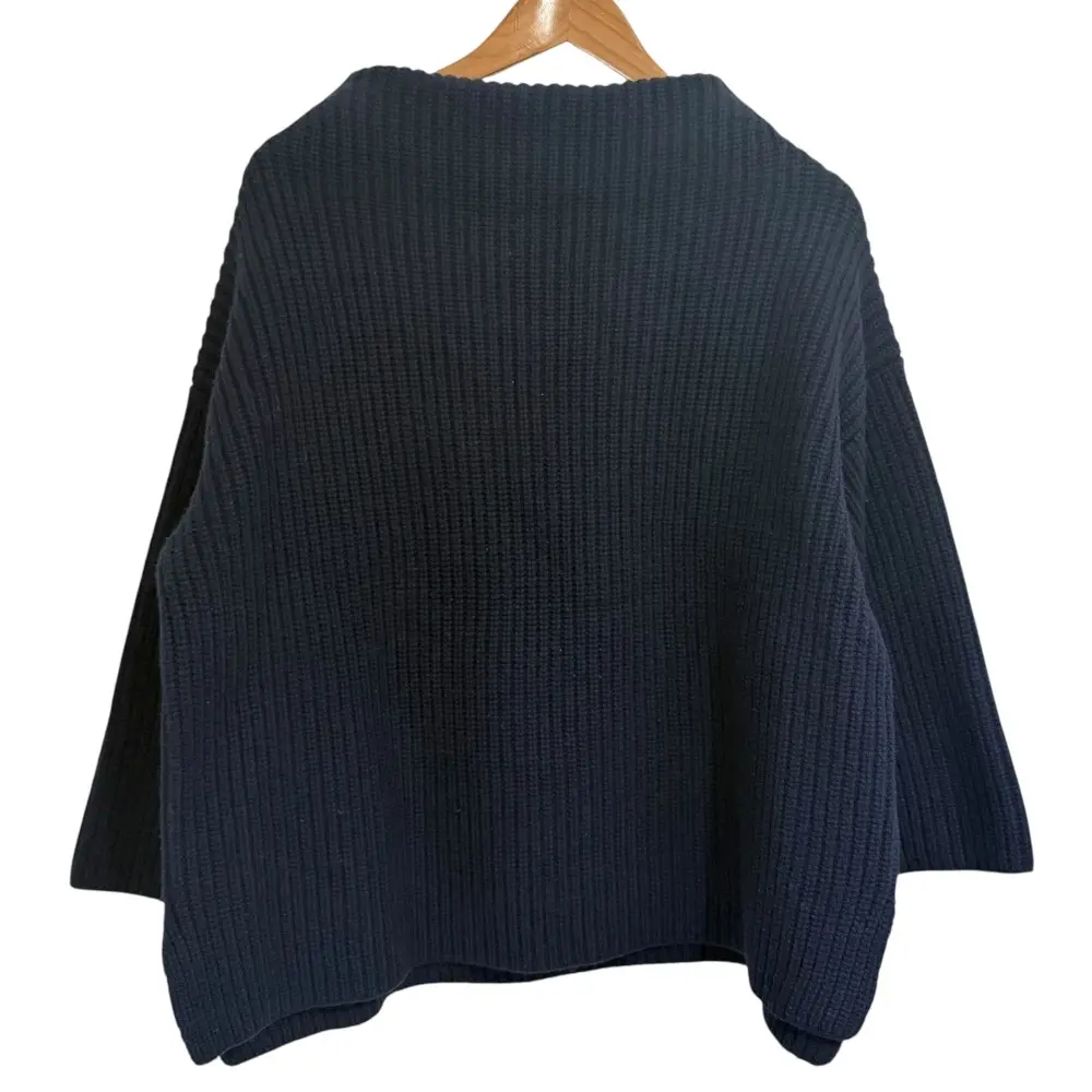 MUSE ドゥーズィエムクラス　ダブルセーター　 ニット　ネイビー　F 美品 MUSE de deuxieme classe ミューズ ドゥ ドゥーズィエム クラス 21AW