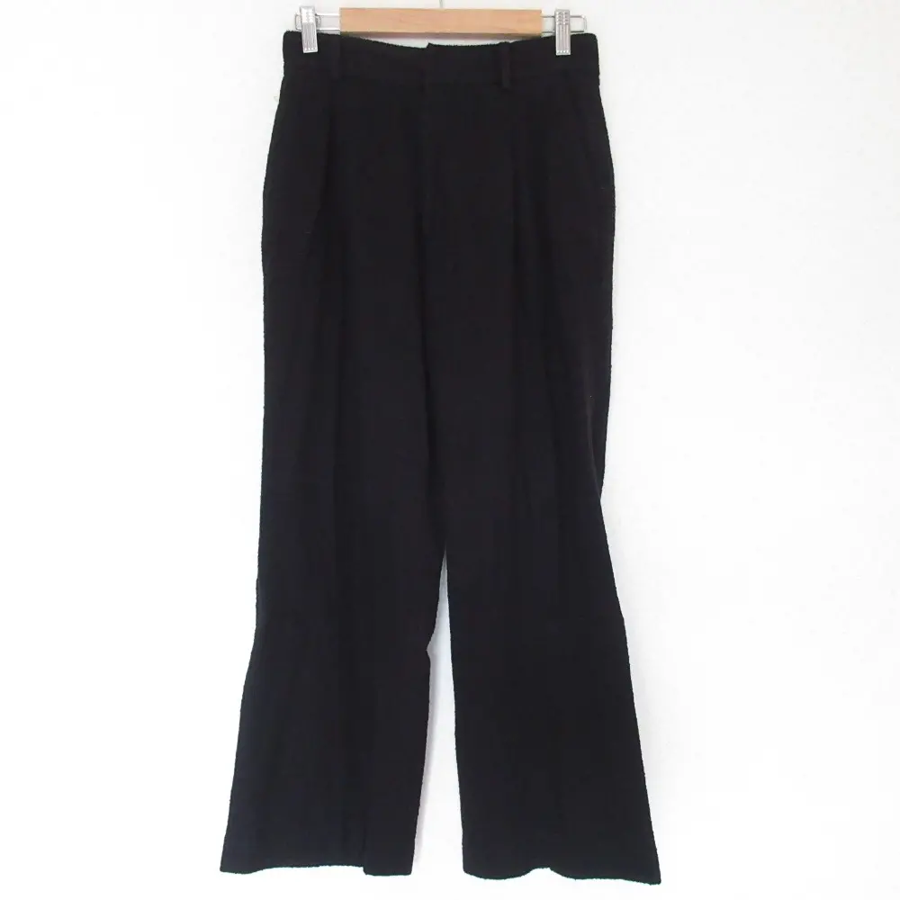 22SS Deuxieme Classe ドゥーズィエムクラス エブリデイアイライク サマーツイードパンツ 38 ブラック