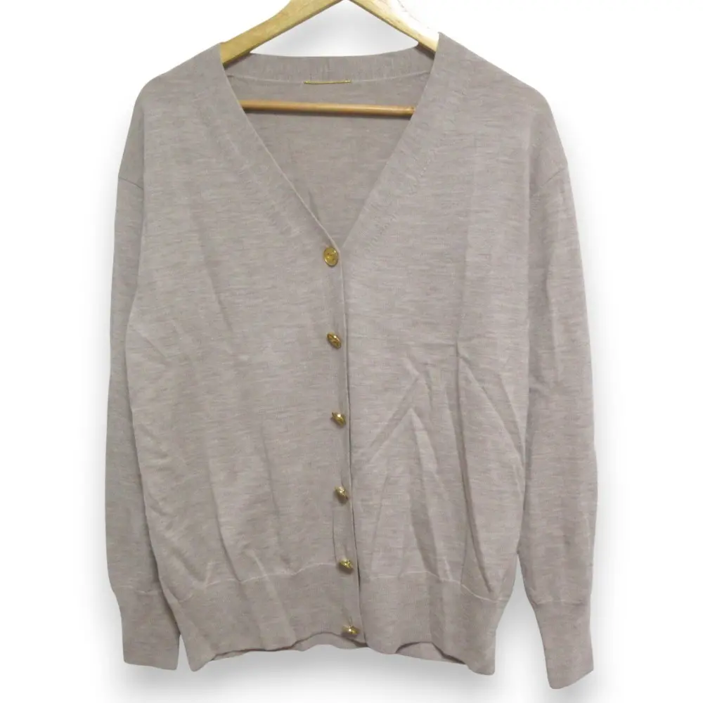 Deuxieme Classe ドゥーズィエムクラス ウール100％ 金ボタン Vネック