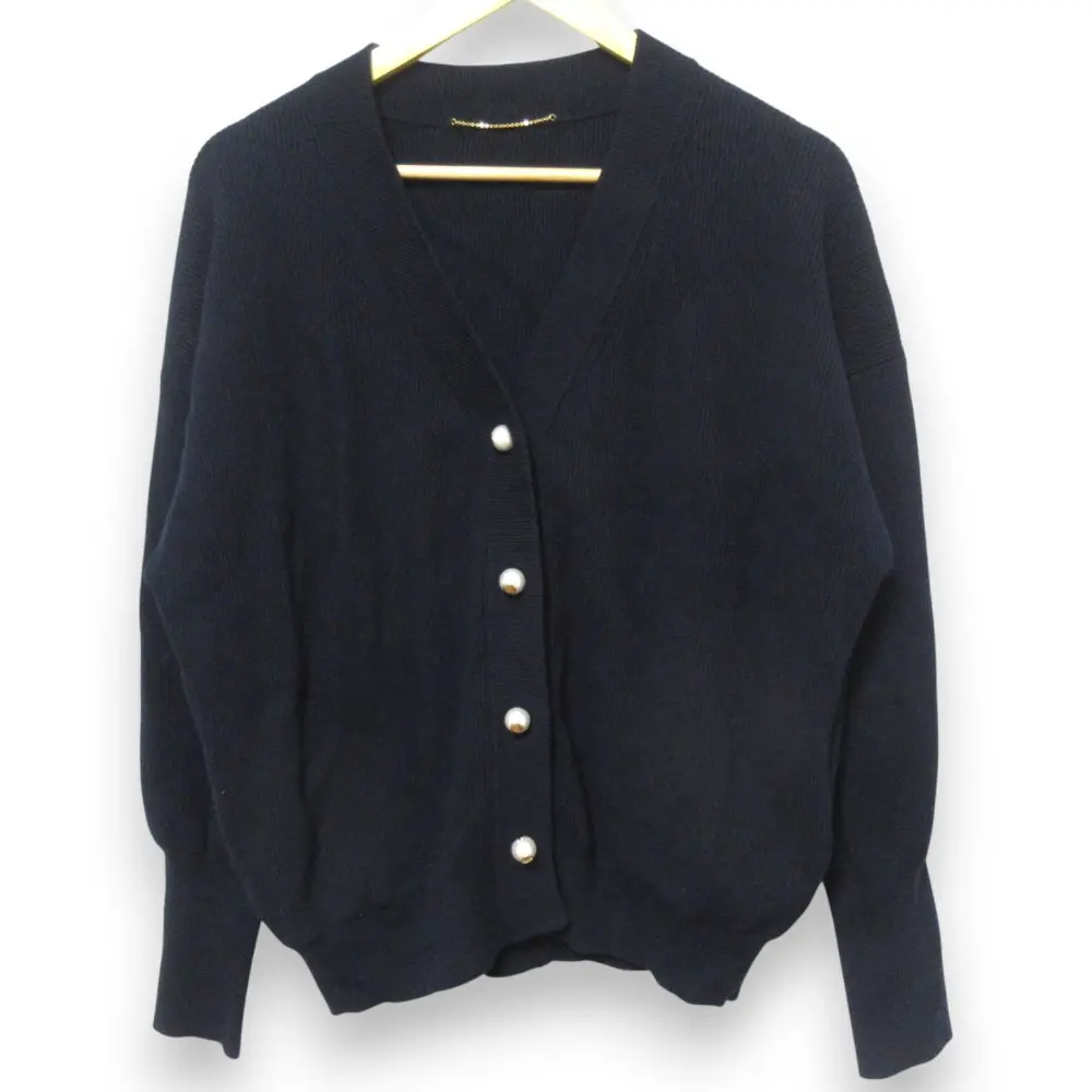 23SS Deuxieme Classe ドゥーズィエムクラス PEAL BUTTON カーディガン ネイビー