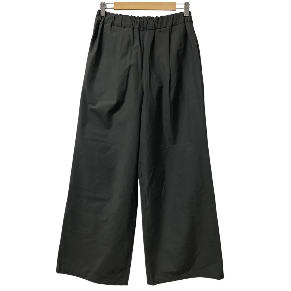 24SS Deuxieme Classe ドゥーズィエムクラス Felicity パンツ イージー ワイド スラックス 38 グレー