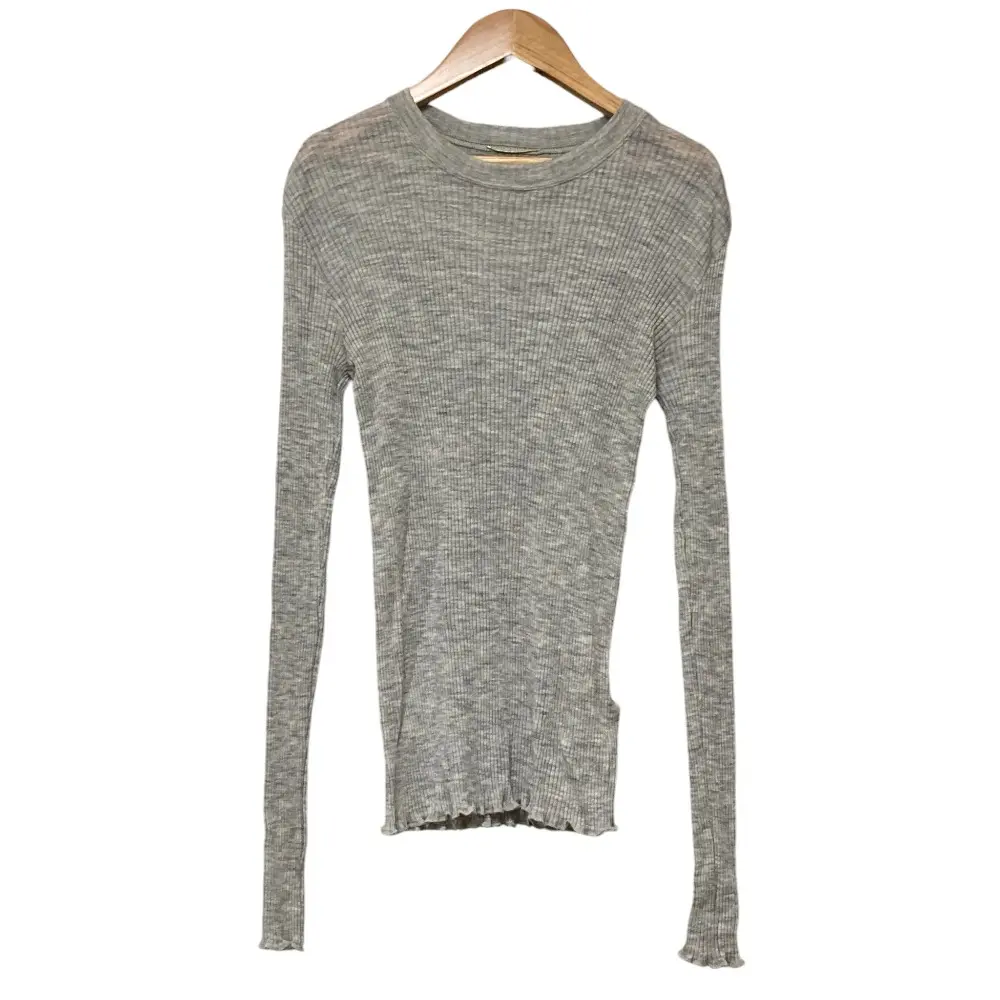 23AW Deuxieme Classe ドゥーズィエムクラス gee-whiz T リブ ニット カットソー グレー