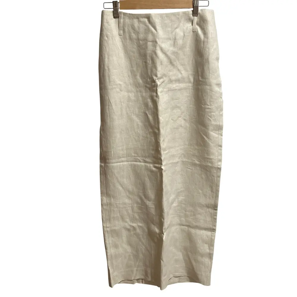 23SS Deuxieme Classe ドゥーズィエムクラス Dashingly Maxi SK タイト マキシスカート 23060500702010 サイズ36 ホワイト 