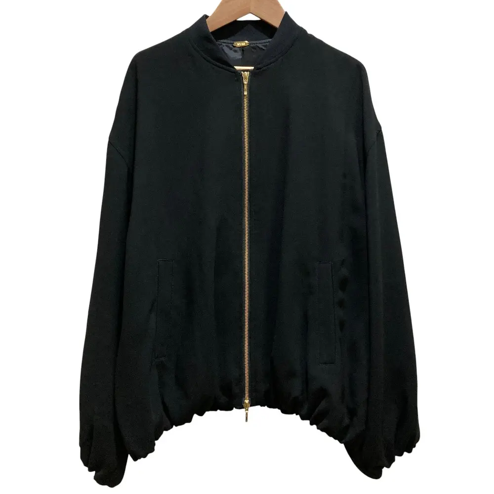 24AW MUSE de Deuxieme Classe ミューズ ドゥーズィエムクラス Light ダブルクロス ブルゾン ブラック