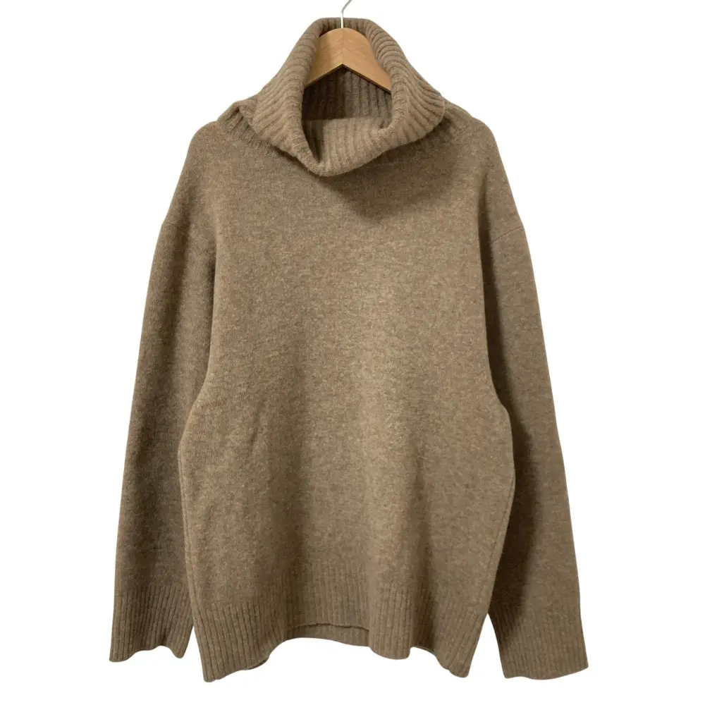 Deuxieme Classe ドゥーズィエムクラス ミドルゲージ タートルネック ニット セーター ブラウンベージュ 