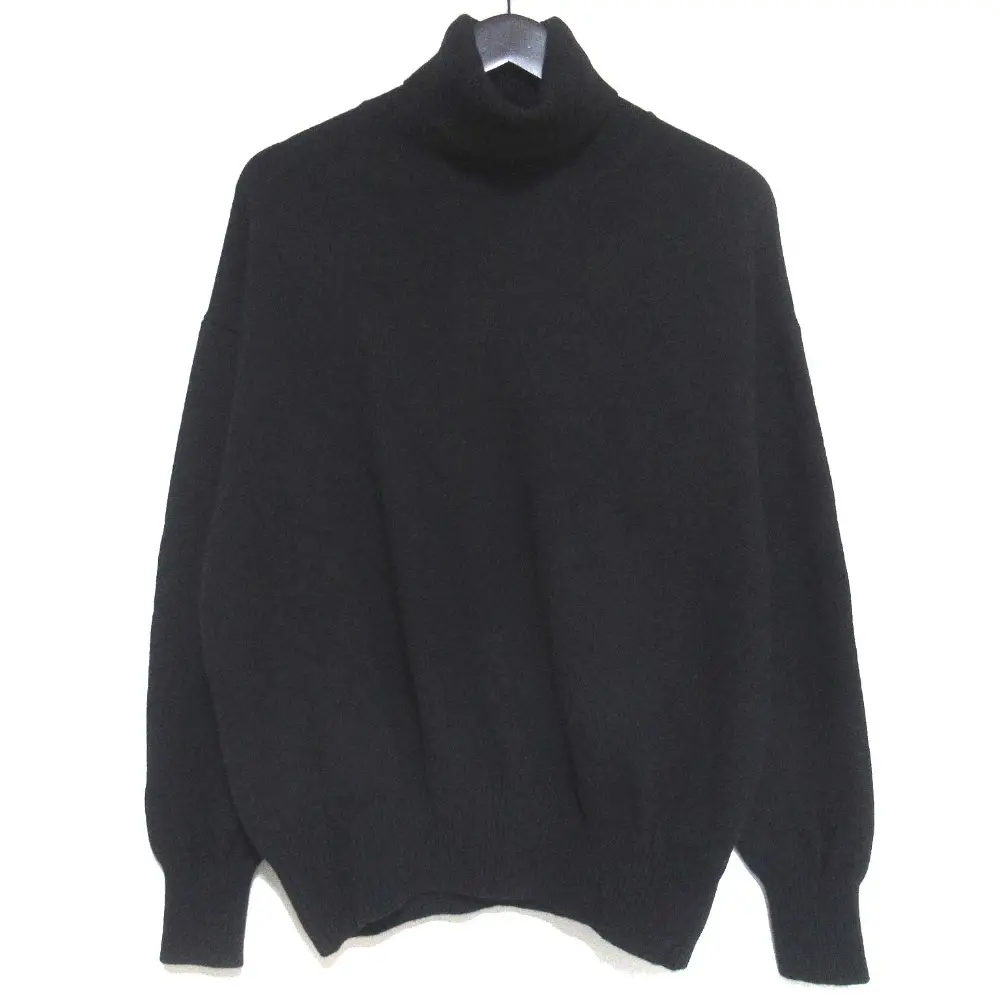 23AW MUSE ミューズ ドゥーズィエムクラス JUSPER タートルネック プルオーバー ニットセーター 23080500423030 ブラック