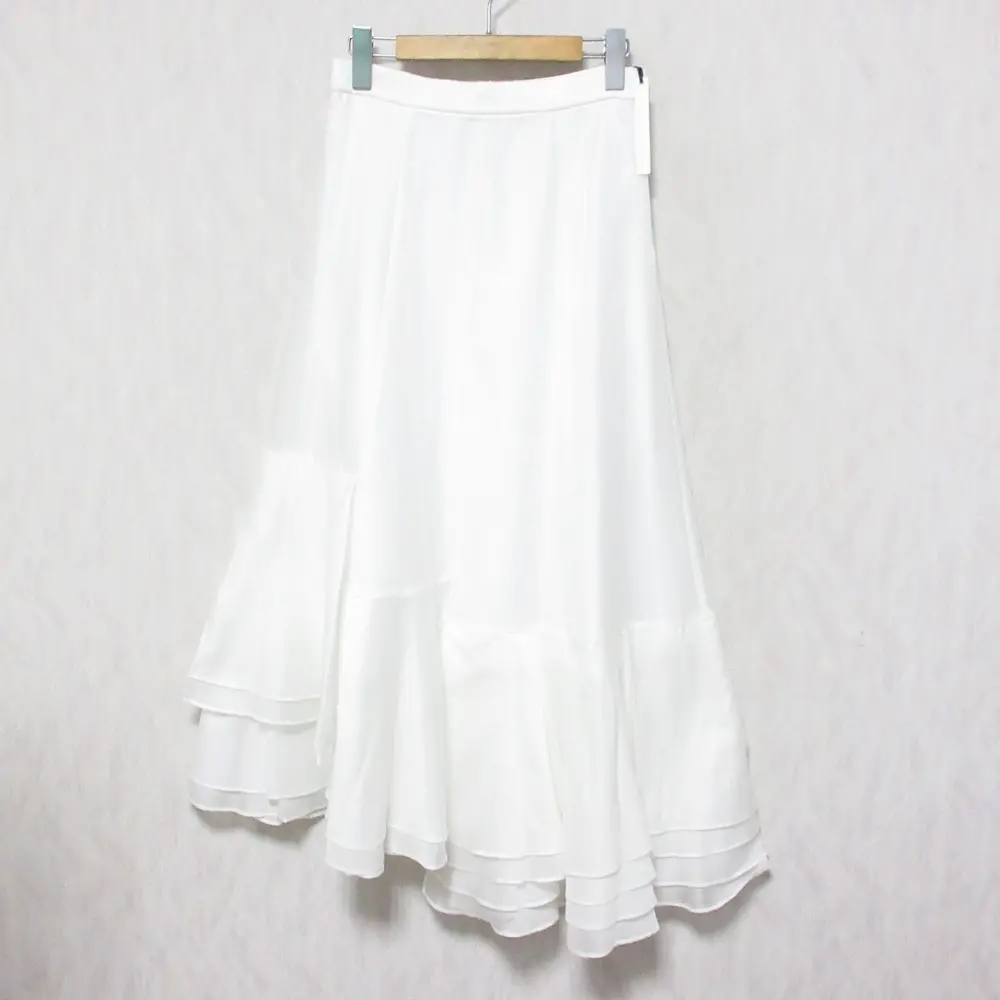 24SS Diagram ダイアグラム グレースコンチネンタル イレギュラーヘムスカート 0324221148 38 ホワイト