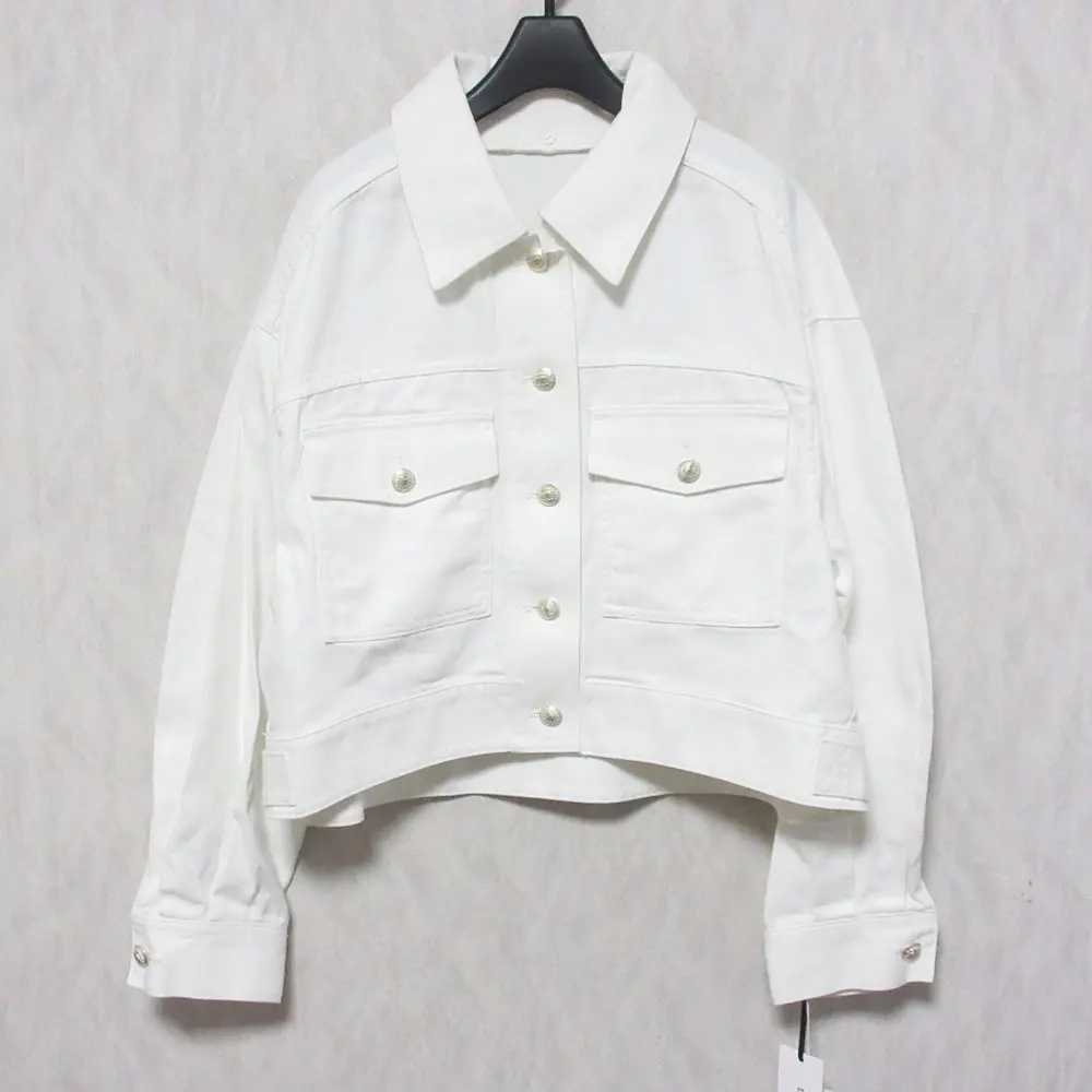 24SS Diagram ダイアグラム グレースコンチネンタル メタル釦デニムジャケット 2WAY Gジャン ブルゾン 0324101103 36 ホワイト