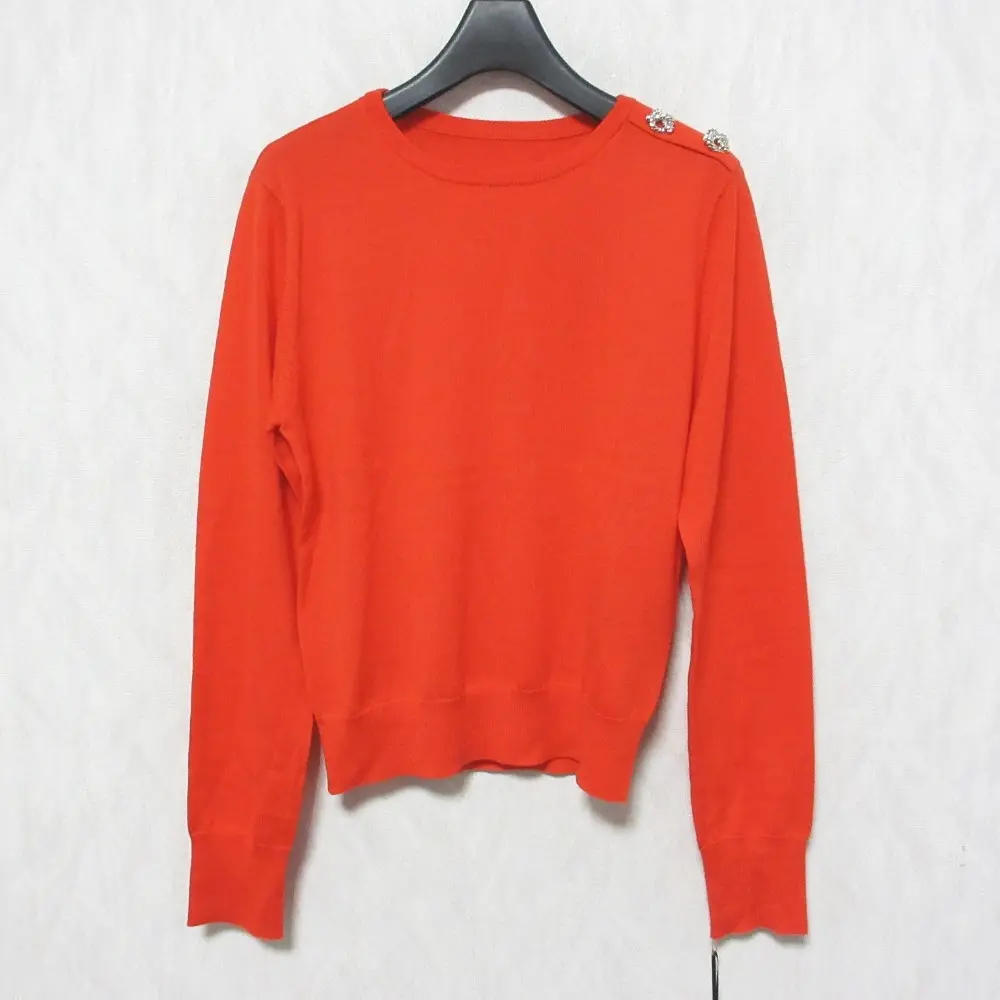 24AW Diagram ダイアグラム グレースコンチネンタル クルーニットトップ プルオーバー カットソー 0324343209 36 レッド