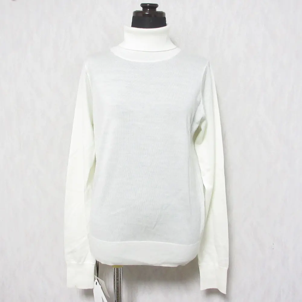 24AW Diagram ダイアグラム グレースコンチネンタル ハイネックニットトップ キャッシュウール カットソー 0324343208 36 ホワイト