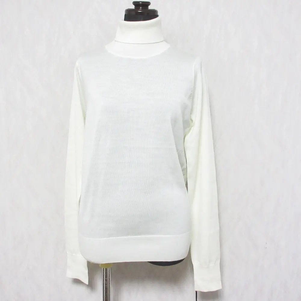 24AW Diagram ダイアグラム グレースコンチネンタル ハイネックニットトップ プルオーバー カットソー 0324343208 36 ホワイト