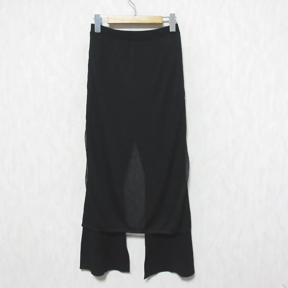 24AW Diagram ダイアグラム グレースコンチネンタル レイヤード シアーニットパンツ 0324413107 36 ブラックの買取実績【2024年11月買取】