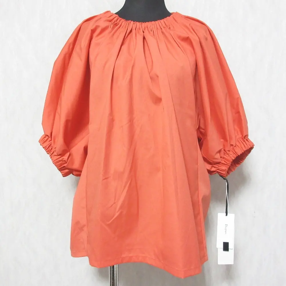 Diagram ダイアグラム グレースコンチネンタル 23AW ドルマンボリュームトップス シャツ ブラウス 0323341166 36 オレンジ
