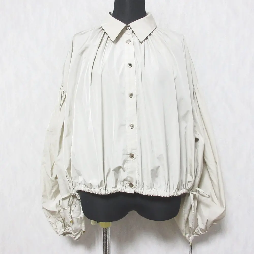 Diagram ダイアグラム グレースコンチネンタル 24AW タフタギャザーシャツ ブラウス 0324341154 36 キナリの買取実績【2024年9月買取】