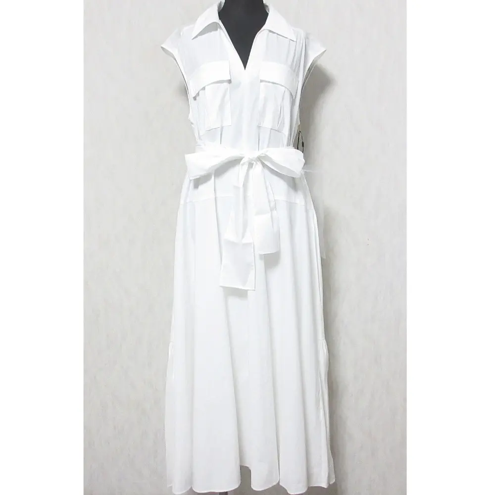 24AW Diagram ダイアグラム グレースコンチネンタル ティアードコンビシャツワンピース 0324331019 36 ホワイト