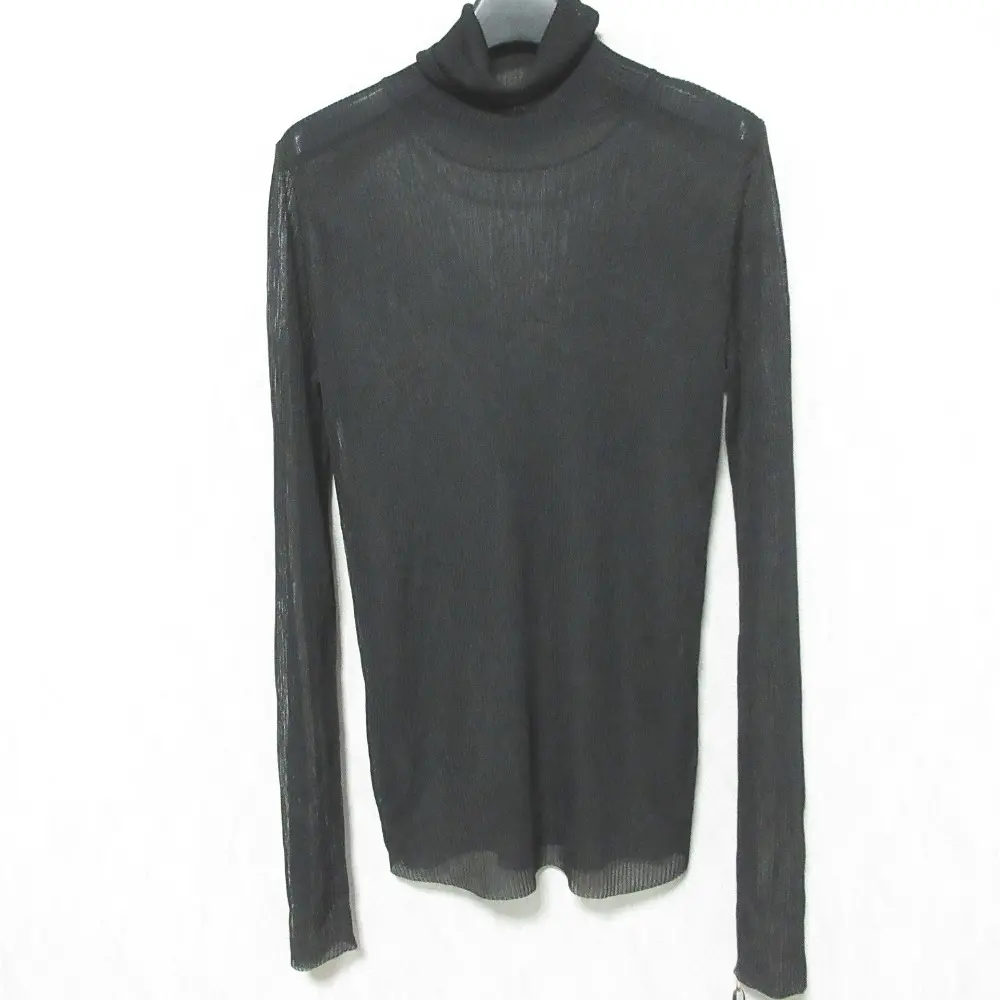 24AW Diagram ダイアグラム グレースコンチネンタル シアーリブタートルトップ 長袖 カットソー 0324343327 36 ブラックの買取実績【2024年9月買取】