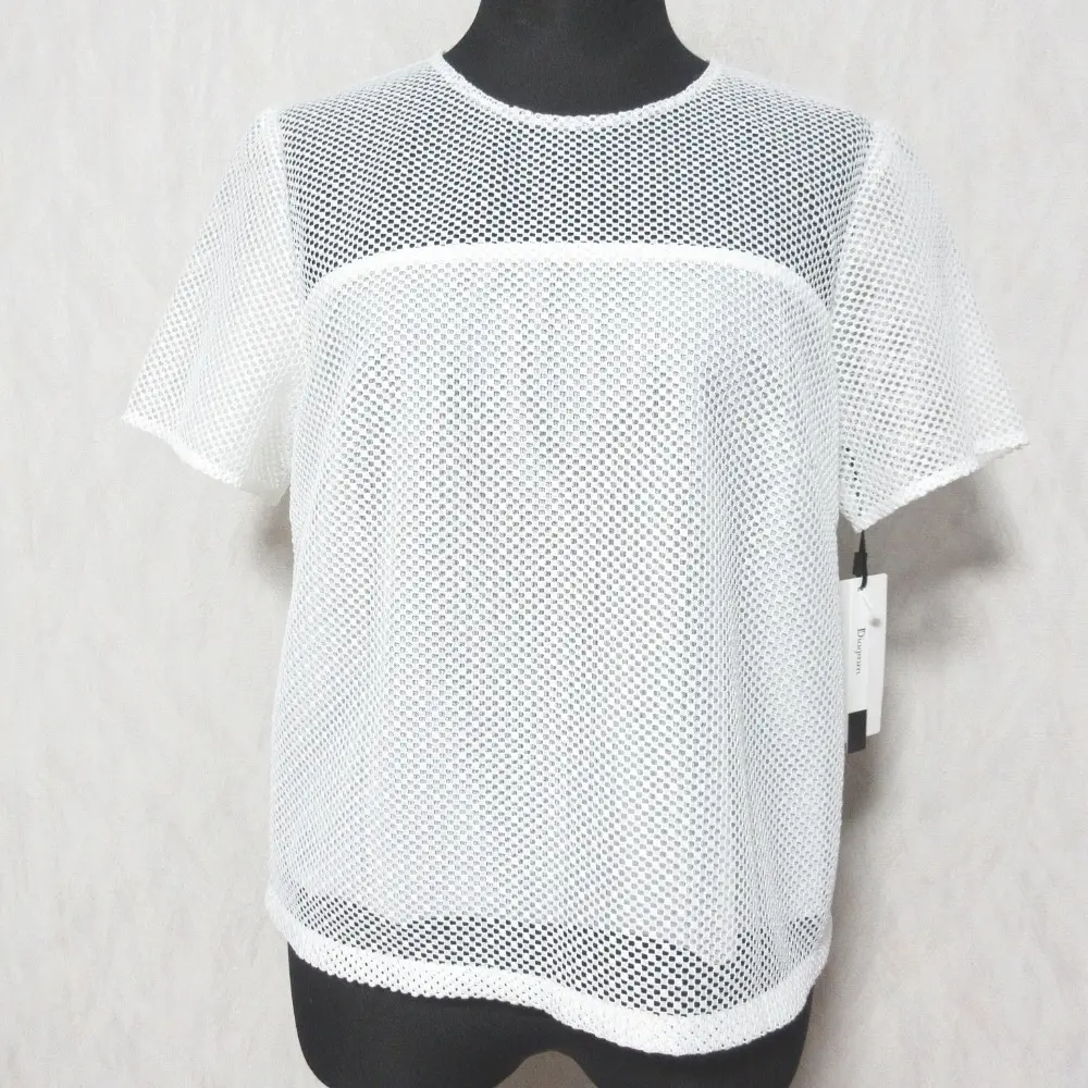 24AW Diagram ダイアグラム グレースコンチネンタル レーストップ カットソー 0324341054 サイズ36 ホワイト