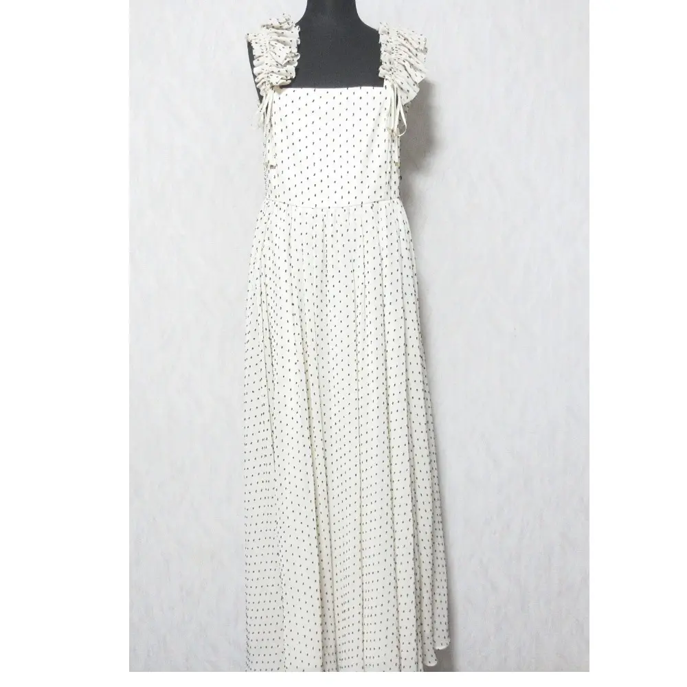 24AW Diagram ダイアグラム グレースコンチネンタル ドットジャガードノースリーブワンピース 0324331052 38 キナリ