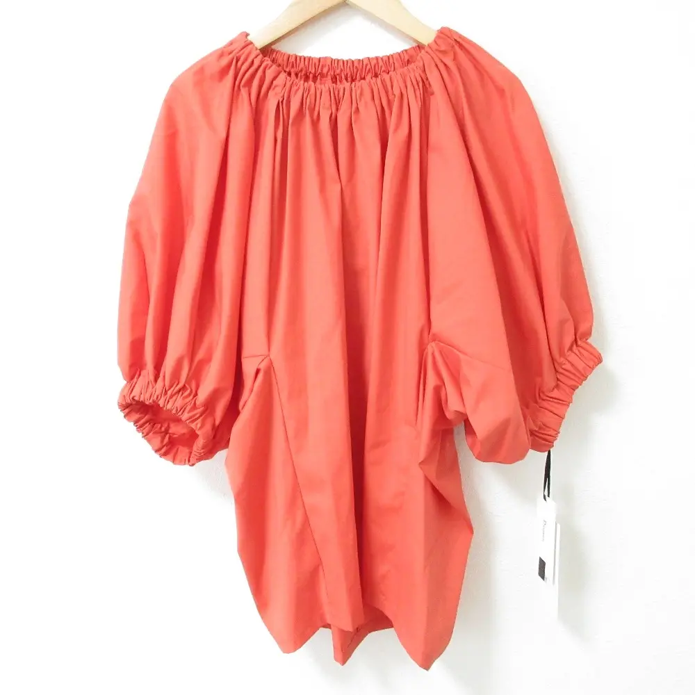 23AW Diagram ダイアグラム ドルマンボリュームトップス ブラウス サイズ36 オレンジ 
