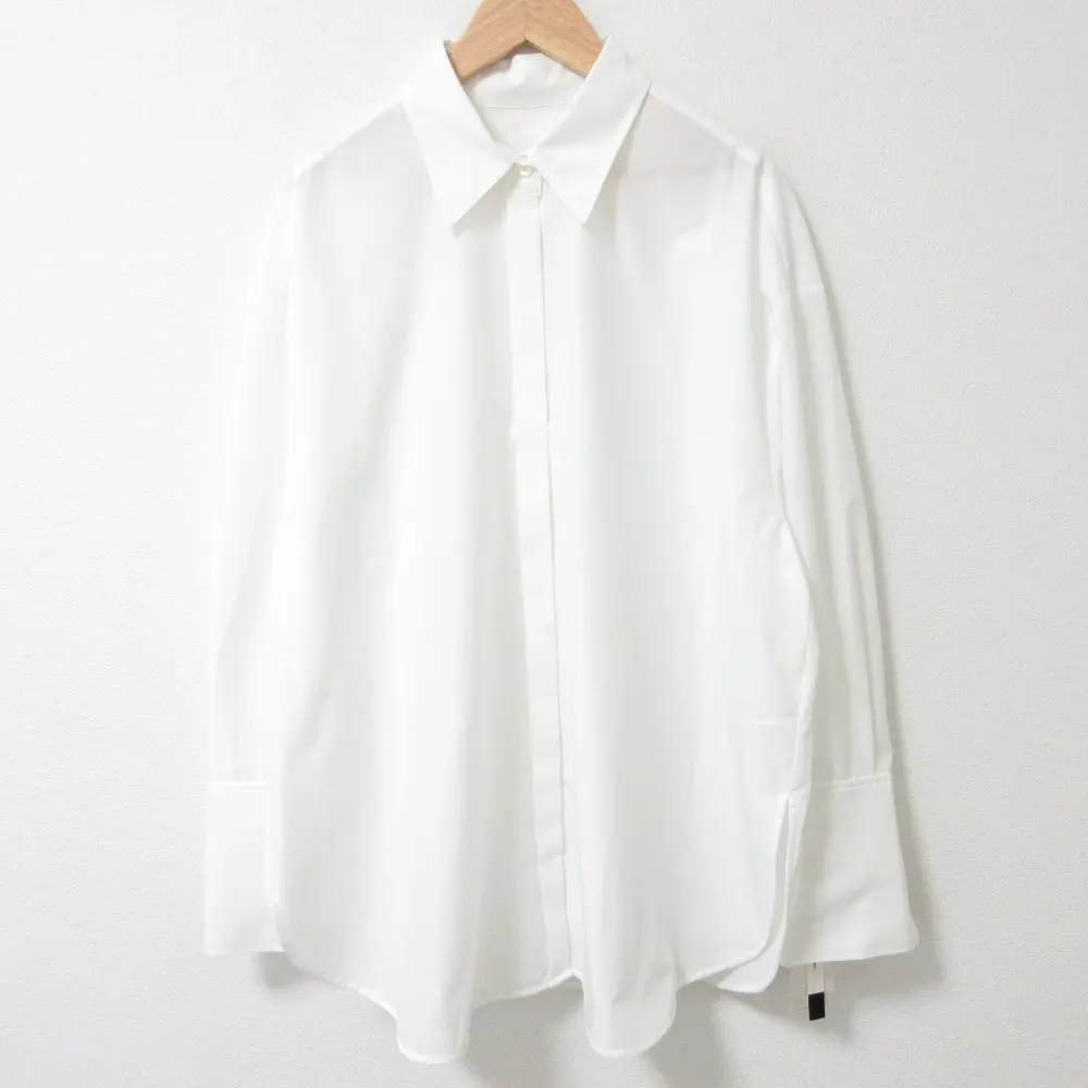 24AW Diagram ダイアグラム グレースコンチネンタル 2wayシャツブラウス キャミソール 0324341200 サイズ38 ホワイト