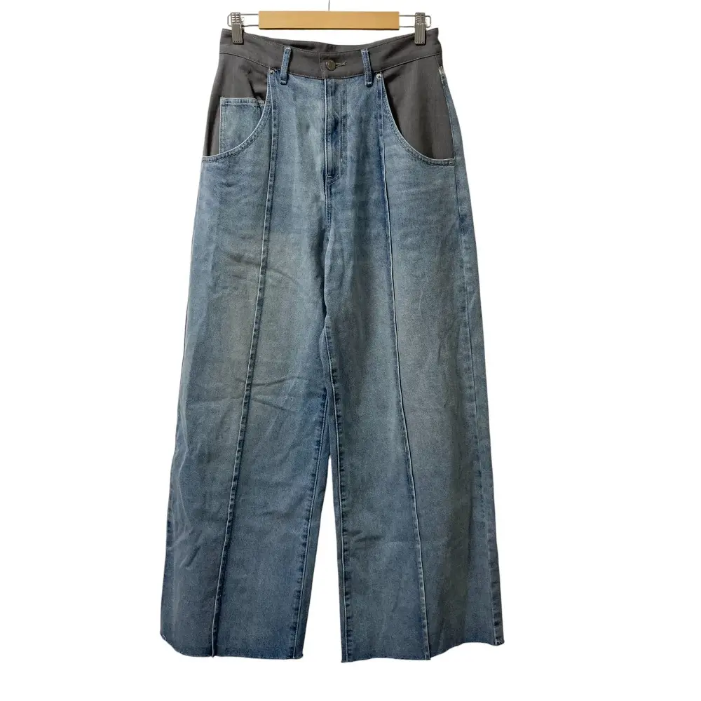 25SS Diagram ダイアグラム グレースコンチネンタル コンビデニムワイドパンツ サイズ38 ブルー
