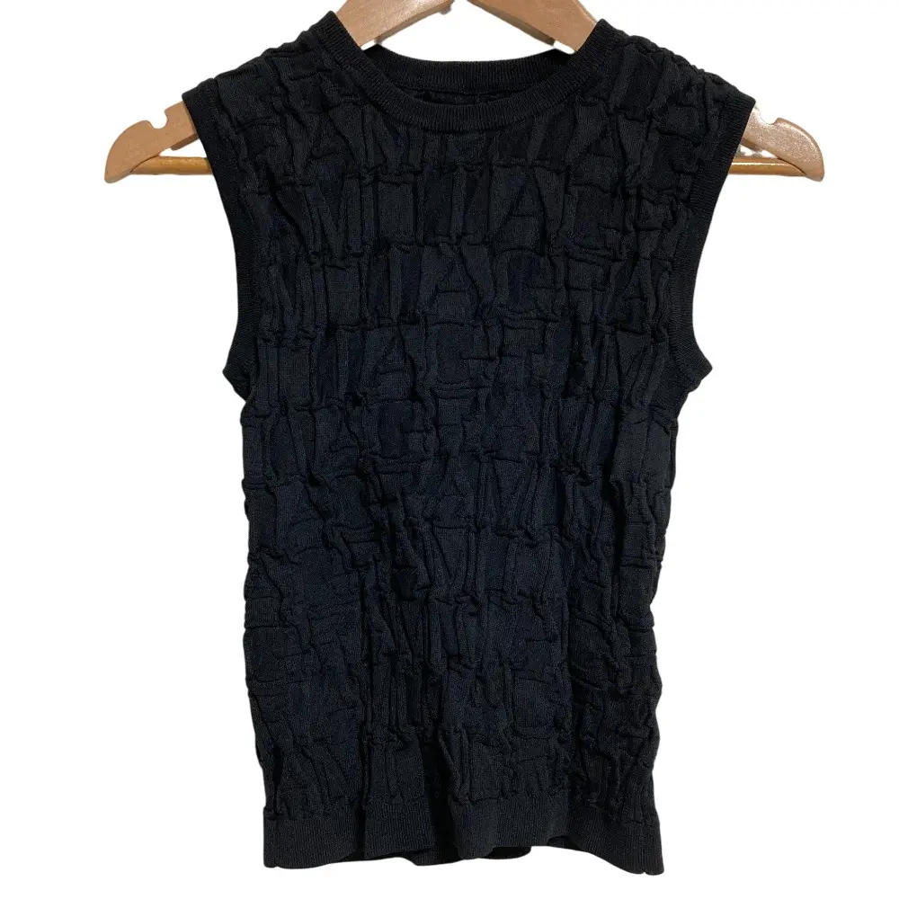 25SS Diagram ダイアグラム グレースコンチネンタル モノグラムニットトップ タンクトップ 0325143351 サイズ36 ブラック