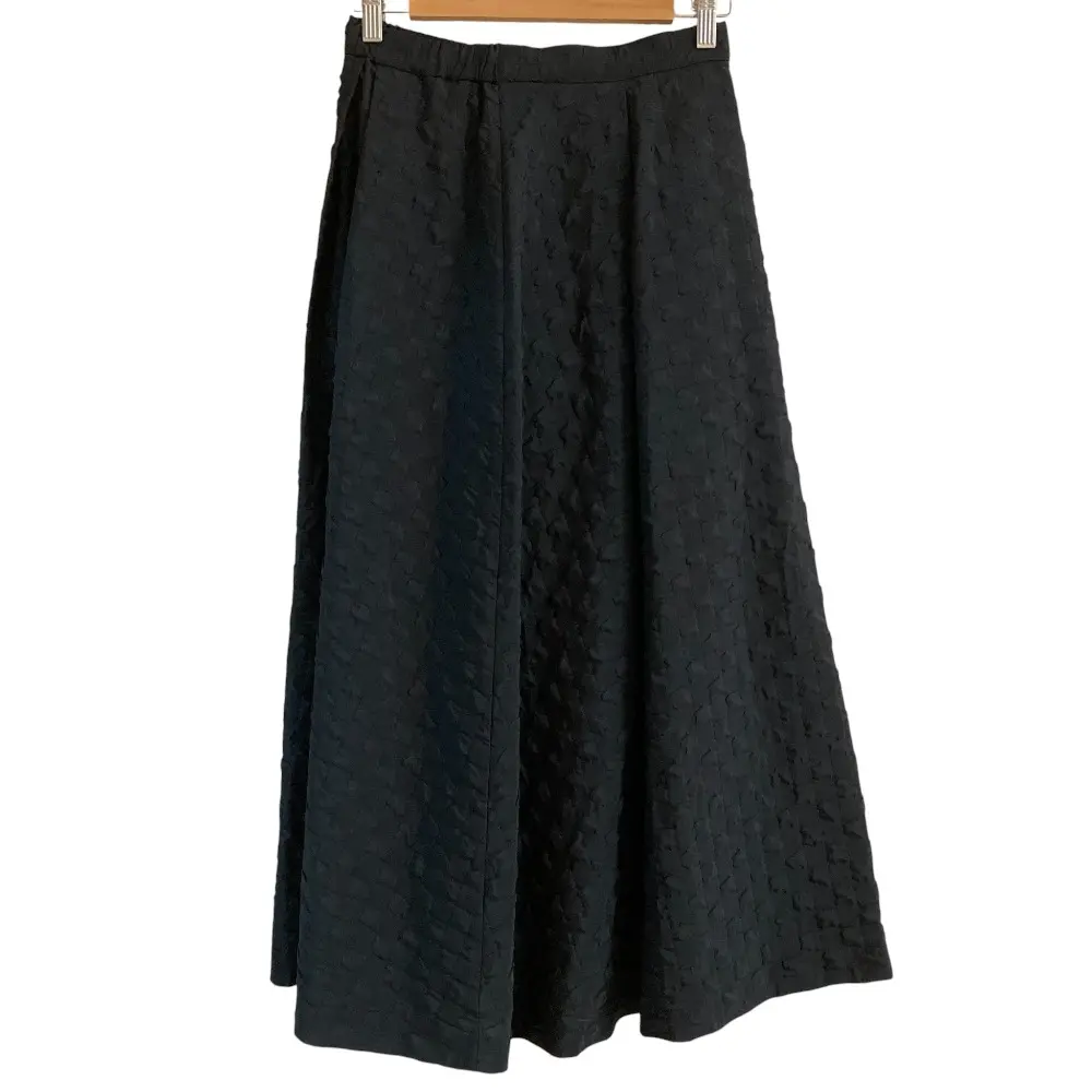 Diagram ダイアグラム ふくれジャガード ロングスカート 0322421120 サイズ38 ブラック