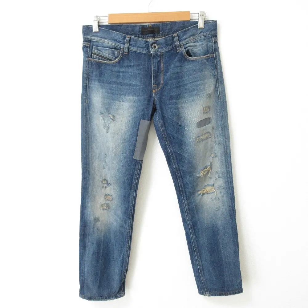 DIESEL BLACK GOLD ディーゼルブラックゴールド TYPE-146 ヴィンテージ加工 デニムパンツ ジーンズ W28 ライトインディゴ