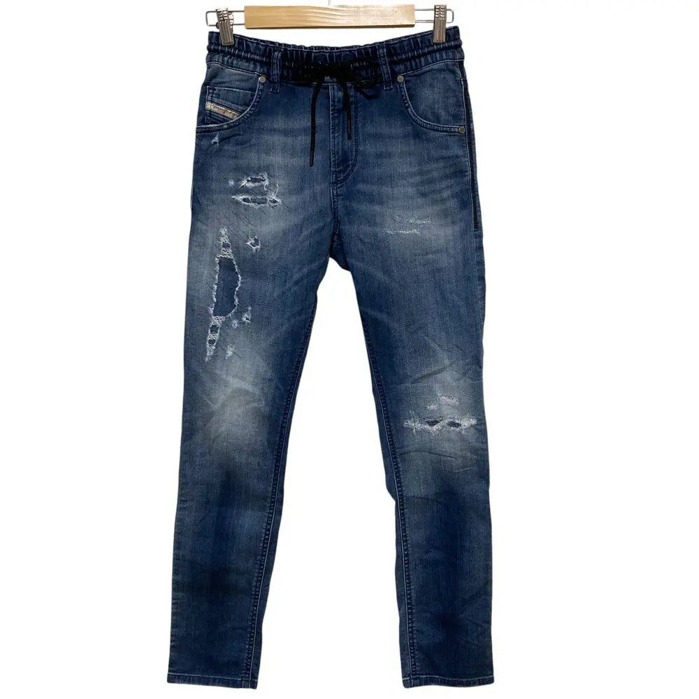 DIESEL ディーゼル KRAILEY JOGG BOYFRIEND ストレッチ ダメージ加工 ジョグジーンズ デニムパンツ W23 インディゴ