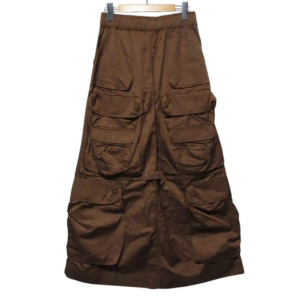 DIESEL ディーゼル O-Nita Skirt カーゴ ロングスカート A10664 サイズ36 ブラウン