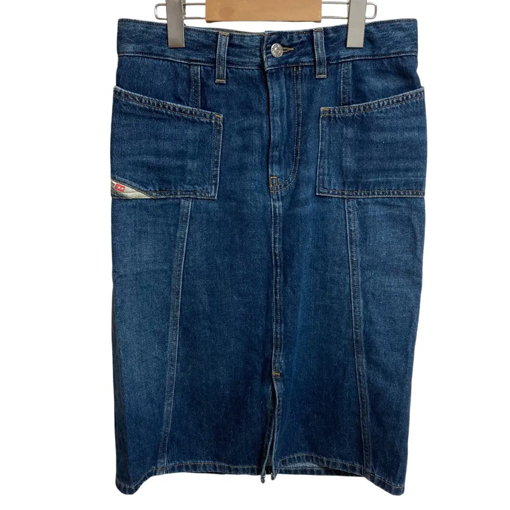 DIESEL ディーゼル DE-PAU-SP1 OKDAT デニム スカート サイズ26 インディゴ