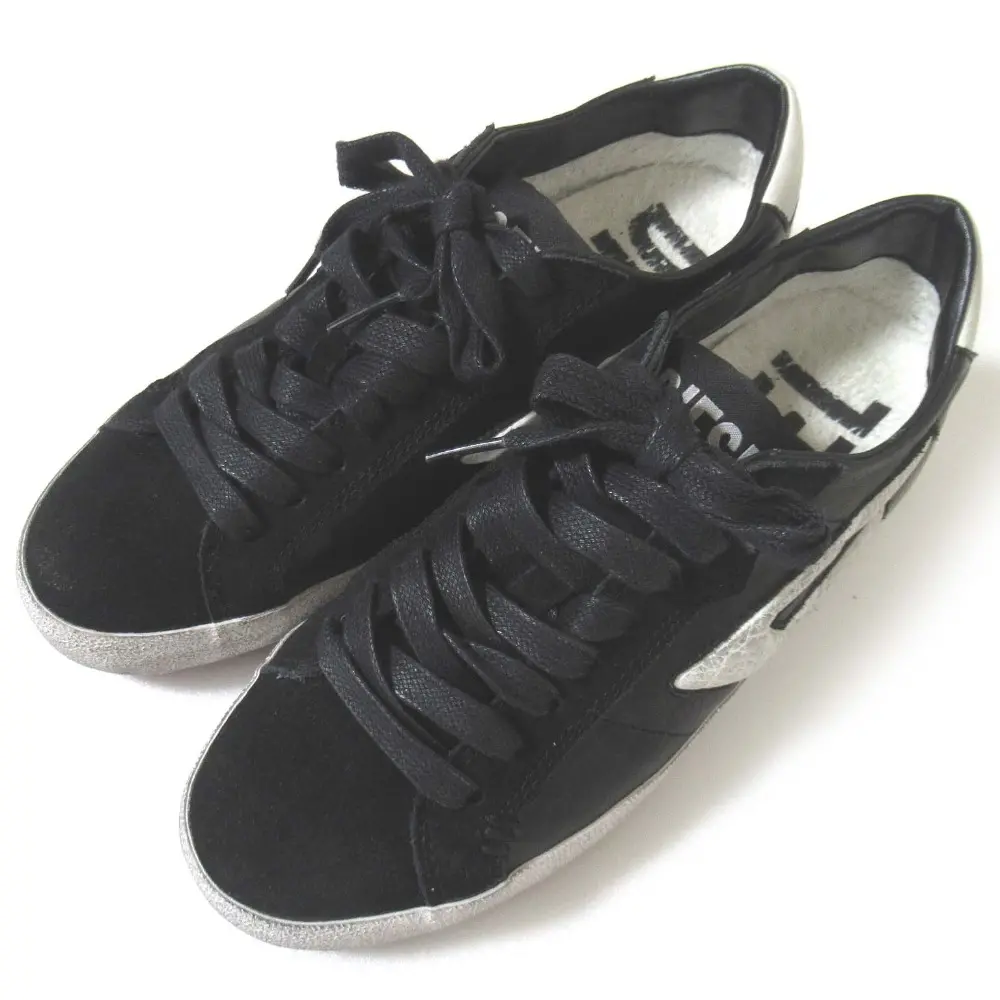 DIESEL ディーゼル S-LEROJI LOW W ローカット スニーカー シューズ 24cm ブラック×ホワイトの買取実績【2025年6月買取】