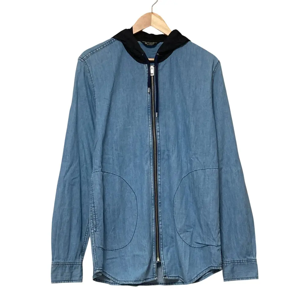 DIESEL ディーゼル ジップアップパーカー フーディ ライトブルー