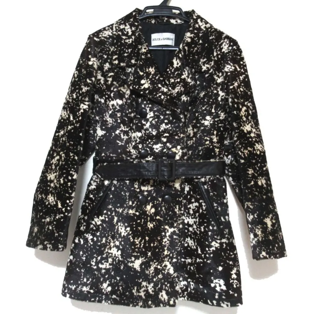 DOLCE&GABBANA ドルチェ&ガッバーナ レオパード柄裏地 ダブルブレスト