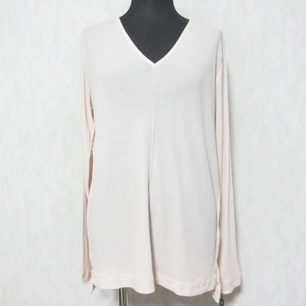 DOUBLE STANDARD CLOTHING ダブルスタンダードクロージング Vネック カットソー 36 ピンク