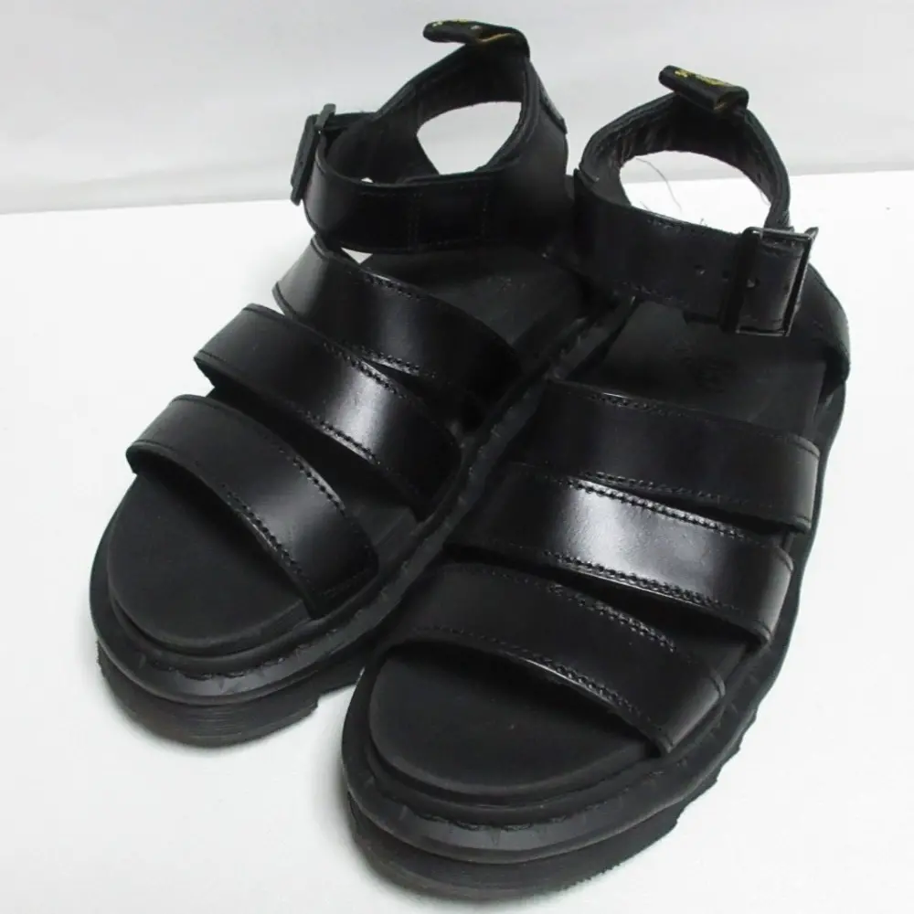 Dr.Martens ドクターマーチン airwair BLAIRE ブレア シャークソール ストラップサンダル UK4 23.0cm相当 ブラック