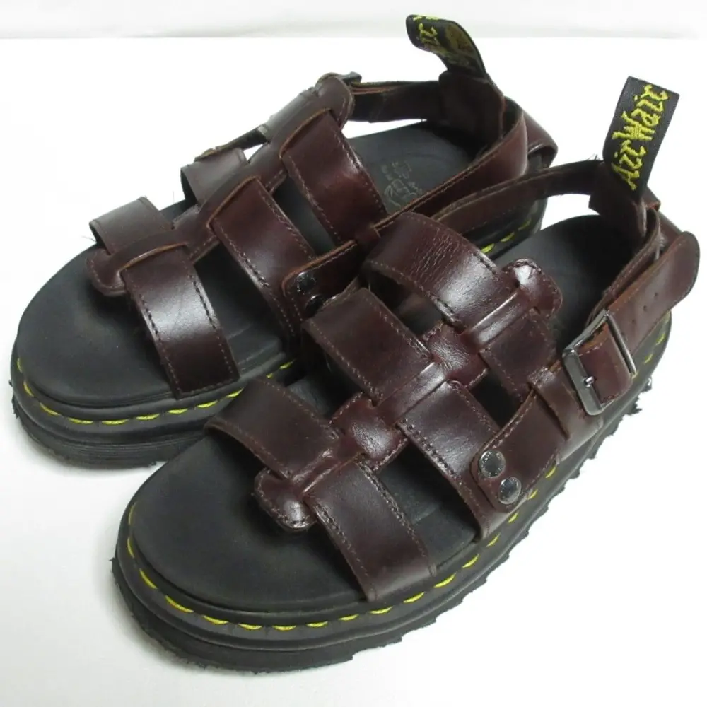 Dr.Martens ドクターマーチン airwair TERRY テリー フィッシャーマン グルカサンダル UK5 24.0cm相当 ブラウン