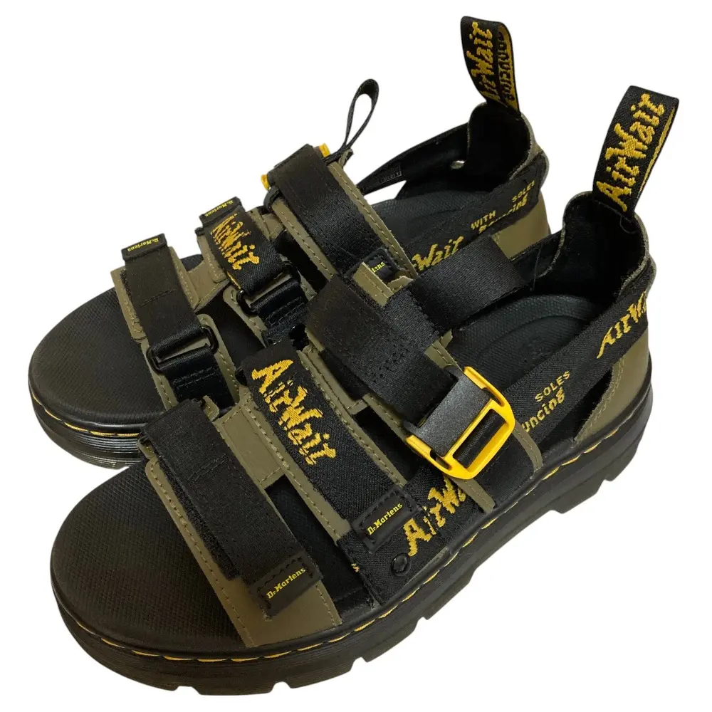 Dr.Martens ドクターマーチン PEARSON 2 ペアソン2 ベルクロストラップ サンダル UK4 23cm カーキ系