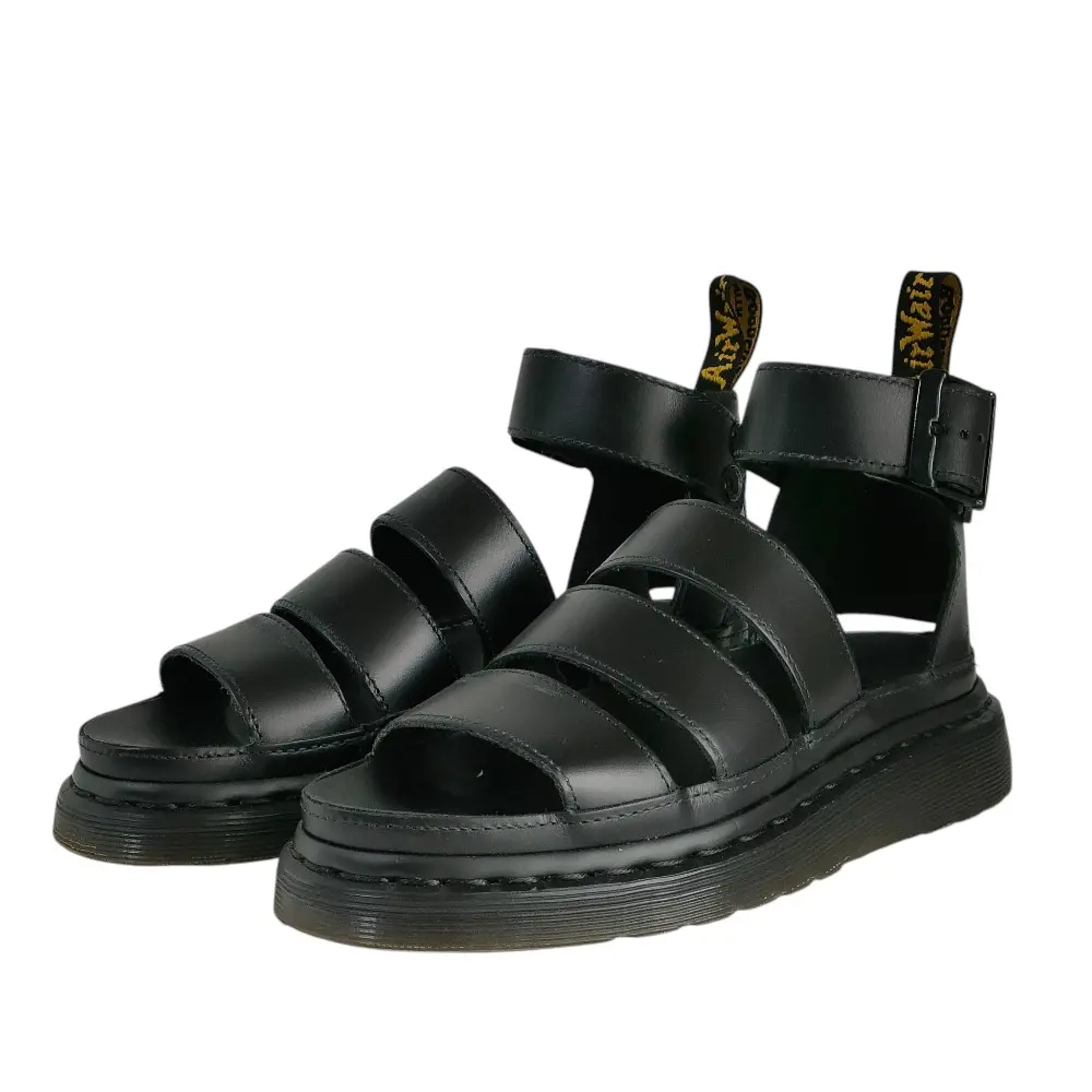 DR.MARTENS ドクターマーチン Clarissa II クラリッサ 2 厚底 アンクルストラップ サンダル 24477001 UK3 23cm 箱付き ブラック