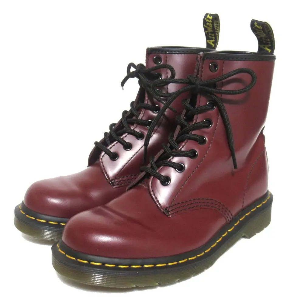 DR. MARTENS ドクターマーチン 8ホール ショートブーツ サイズUK5 24cm相当 バーガンディの買取実績【2025年10月買取】