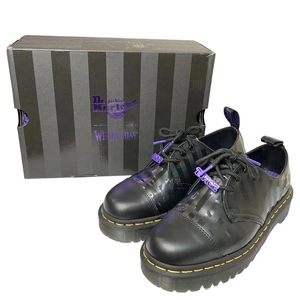 Dr.Martens ドクターマーチン WEDNESDAY ウェンズデー 1461 BEX WDN 3ホールシューズ サイズUK5 約24cm ブラック