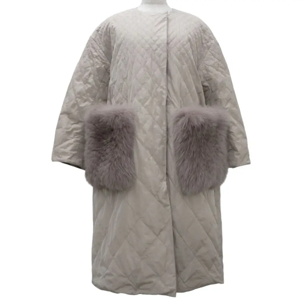 22AW DRAWER ドゥロワー キルト リバーシブル マルチウェイ ダウンコート 6525-299-0822 サイズ36 ベージュ×ピンクベージュの買取実績【2024年7月買取】