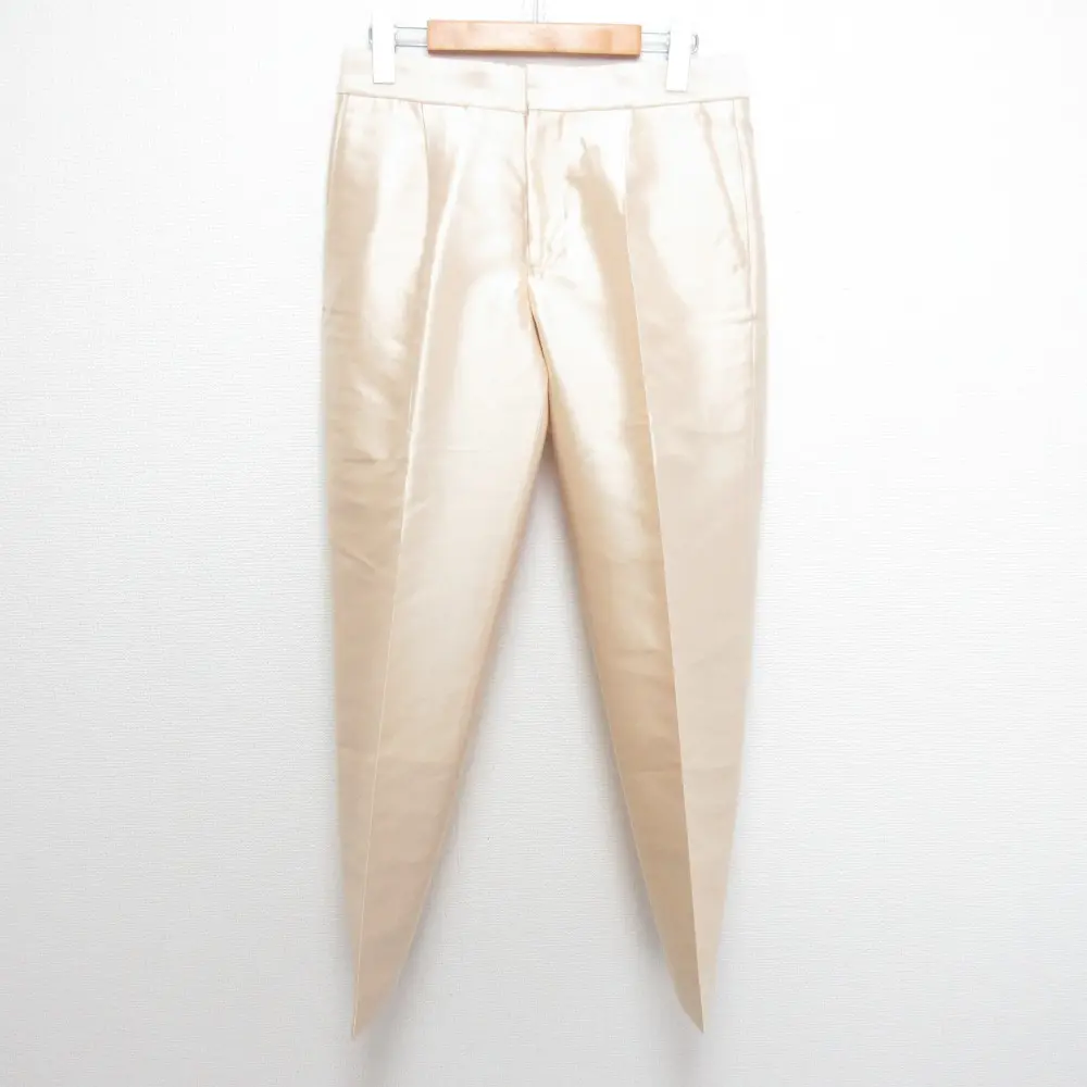 22SS Drawer ドゥロワー シルクウール ミカド テーパードパンツ