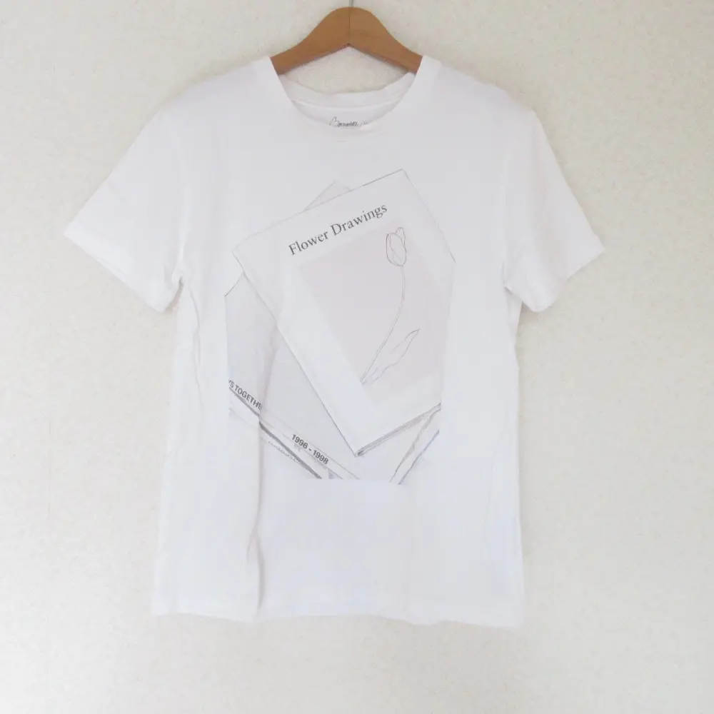 Bernadette Marie Pascua × Drawer ベルナデットマリーパスクア ×ドゥロワー 別注 半袖 プリント Tシャツ カットソー F ホワイト