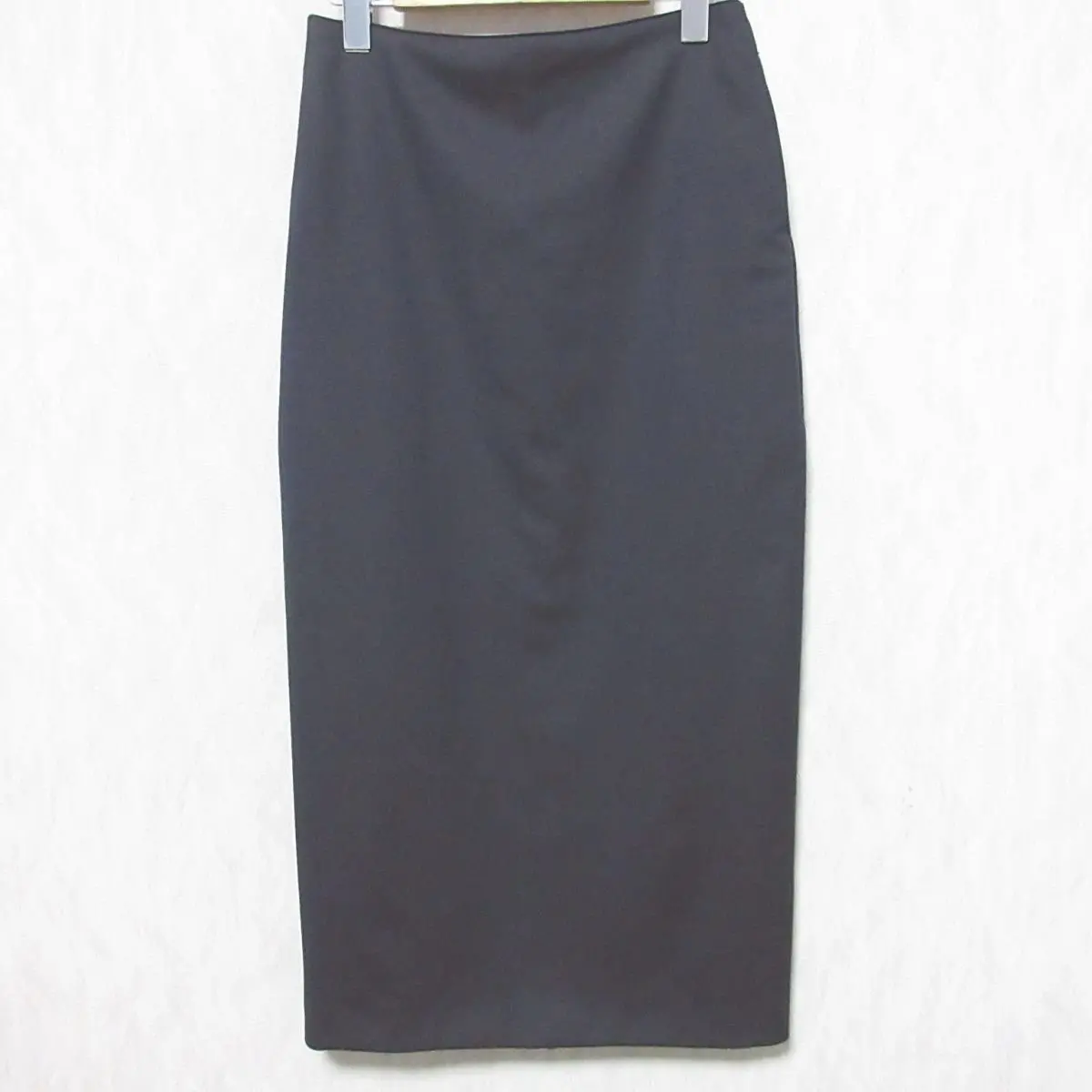 Drawer ドゥロワー FALL1 ウールシャンブレータイトスカート 6524-299-1774 36 ネイビー