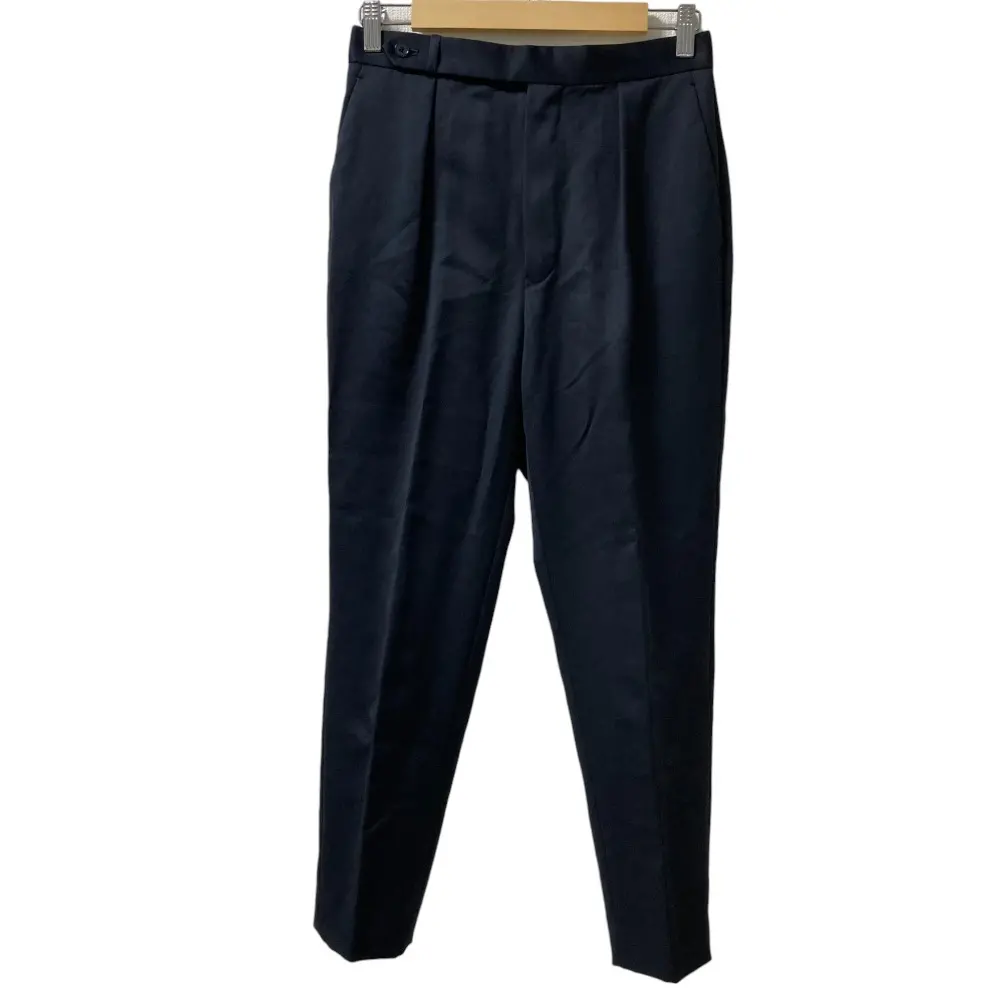 Drawer ドゥロワー ウールモヘヤサテンタックパンツ 6514-236-1002 サイズ36 ブラック