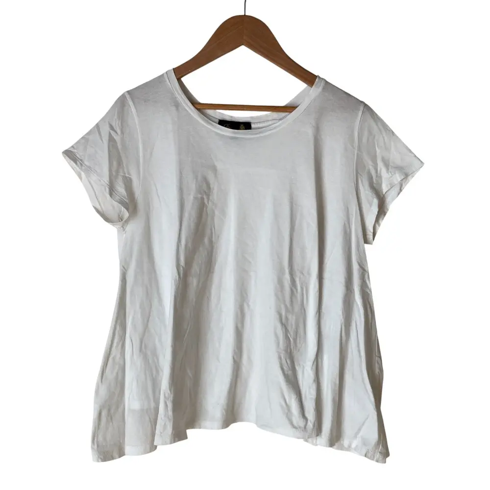 DRAWER ドゥロワー フレア ショートスリーブTシャツ 2 ホワイト