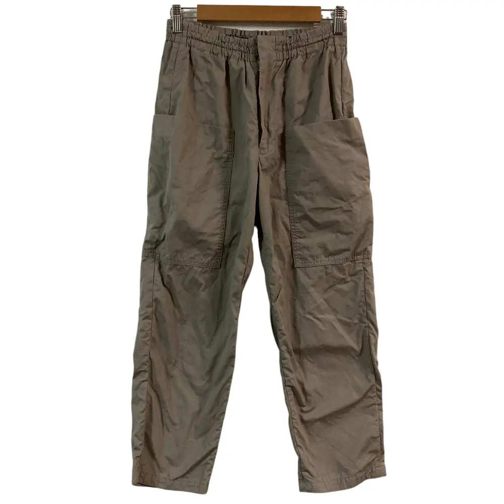 DRAWER ドゥロワー コットンツイルビッグポケットパンツ 6514-299-1205 サイズ34 カーキベージュ