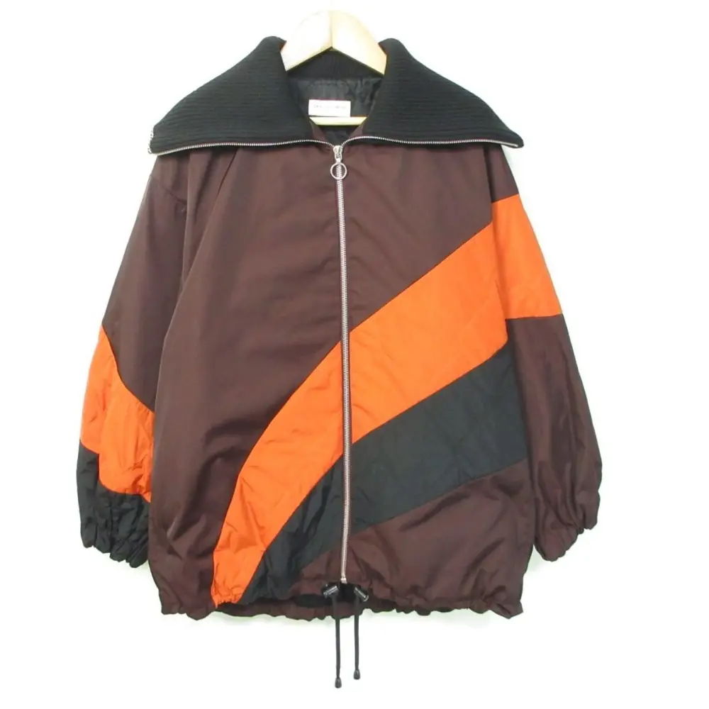 DRIES VAN NOTEN ドリスヴァンノッテン 裏地キルティング ジップアップジャケット パデッドブルゾン Sサイズ マルチカラー